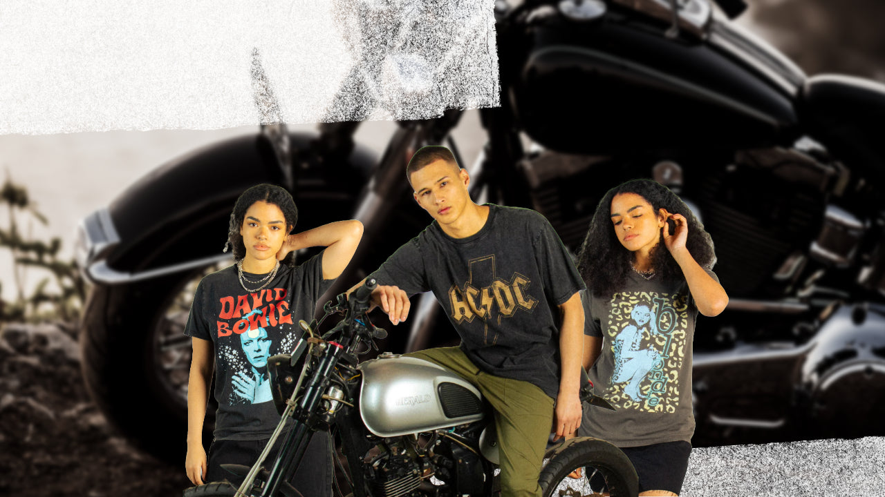 models wearing supacult vintage tees apparel