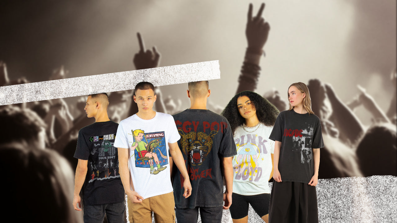 music vintage tee apparel from supacult