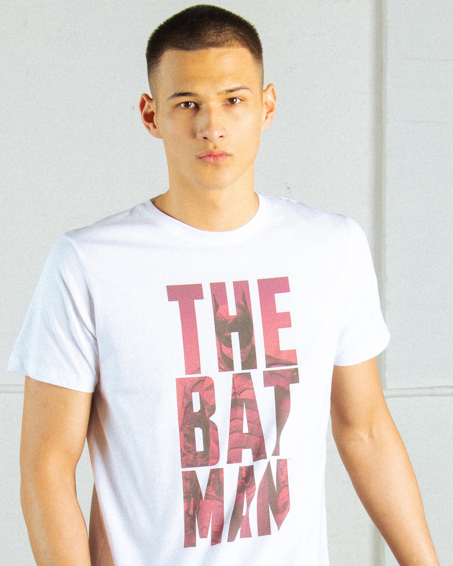 BATMAN RED BLOCK T-SHIRT