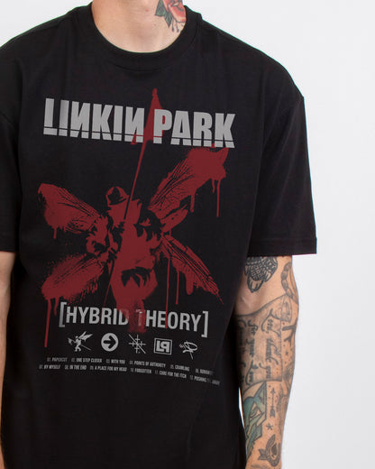 BLACK LINKIN PARK HYBRID LEGACY OVERSIZED TEE