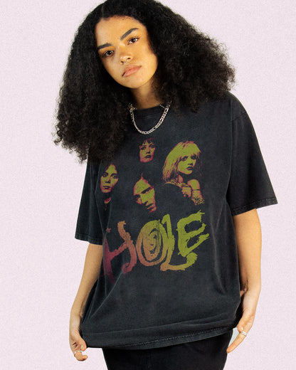 HOLE GRADIENT OVERSIZED TEE