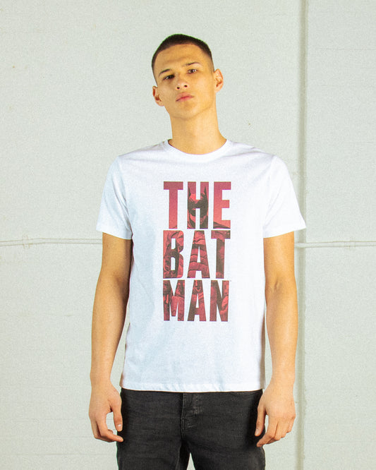 BATMAN RED BLOCK T-SHIRT